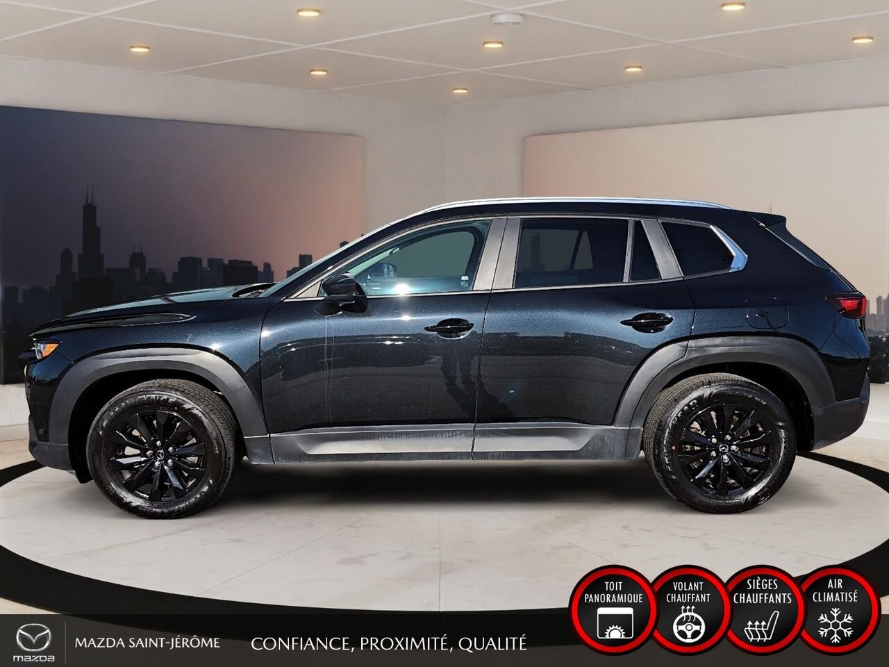 Mazda CX-50 GS-L | 1 PROPRIÉTAIRE | JAMAIS ACCIDENTÉ | TOIT PANORAMIQUE | CUIR | AWD 2025 Noir Saint-Jérôme - photo #9