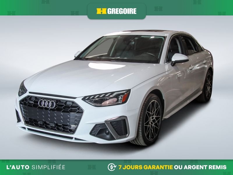 Audi A4 821431 | PROGRESSIVE AWD AUTO A/C CUIR TOIT NAV MAGS 2020 Blanc Laval - photo #2