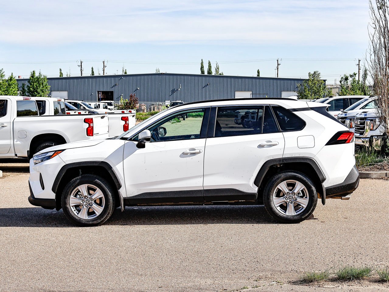 2024 Toyota RAV4 XLE AWD White Sherwood Park - photo #9