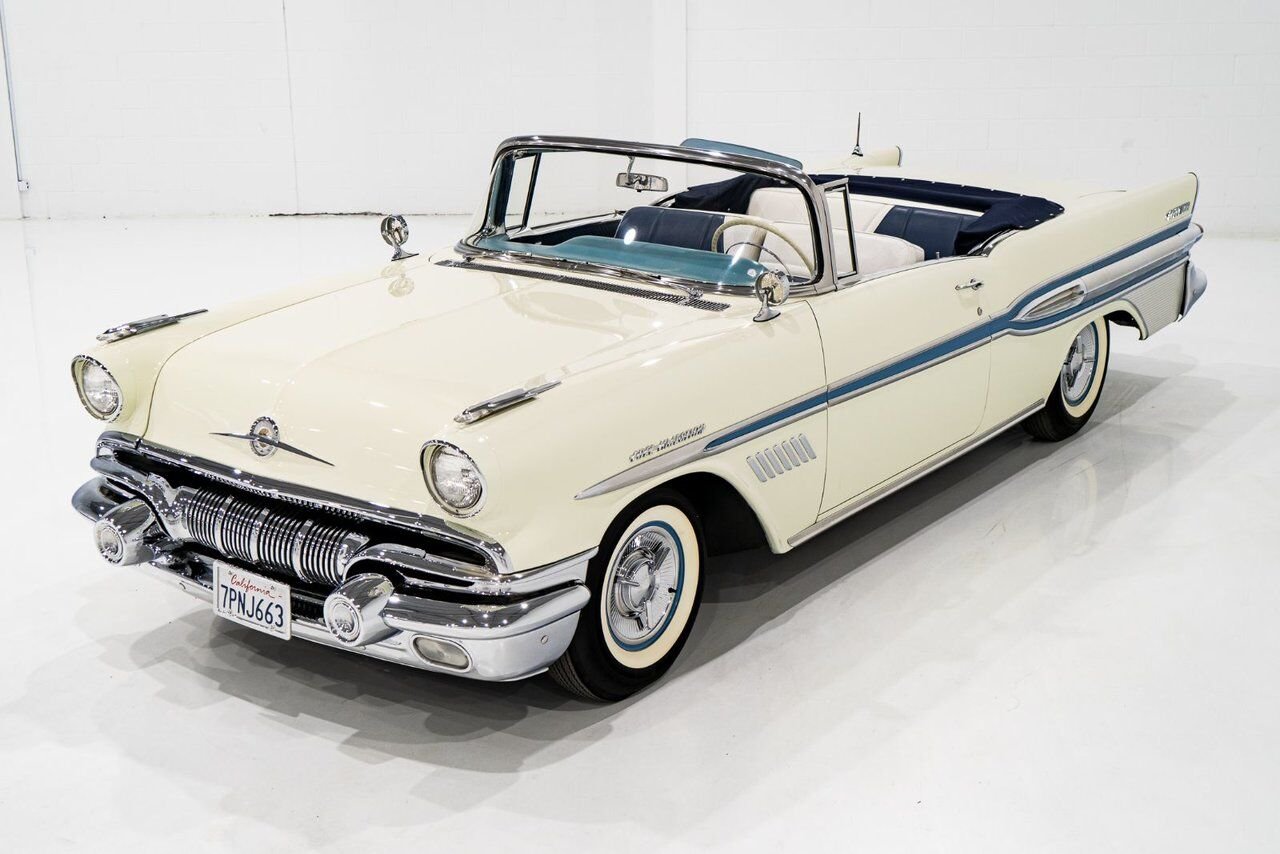 Pontiac Bonneville *PRICE IN USD* Fuel injected 347/315HP 1 of 630 produced 1957 Blanc Montréal - photo #30