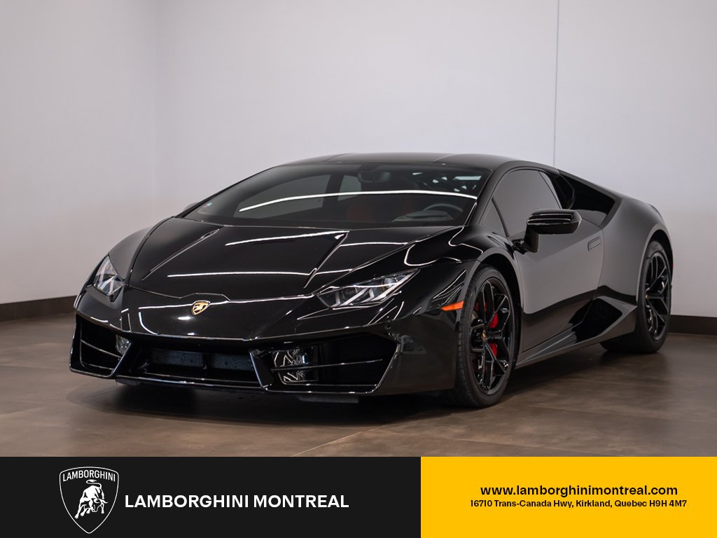 2018 Lamborghini Huracan RWD | SELEZIONE 1 YEAR CPO Black Kirkland - photo #1