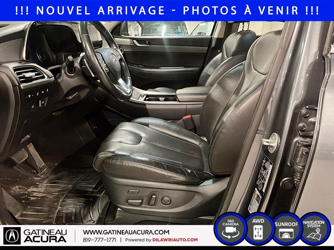 Hyundai Palisade Luxury 8 places AWD 2021 Gris Ottawa & Gatineau - photo #9