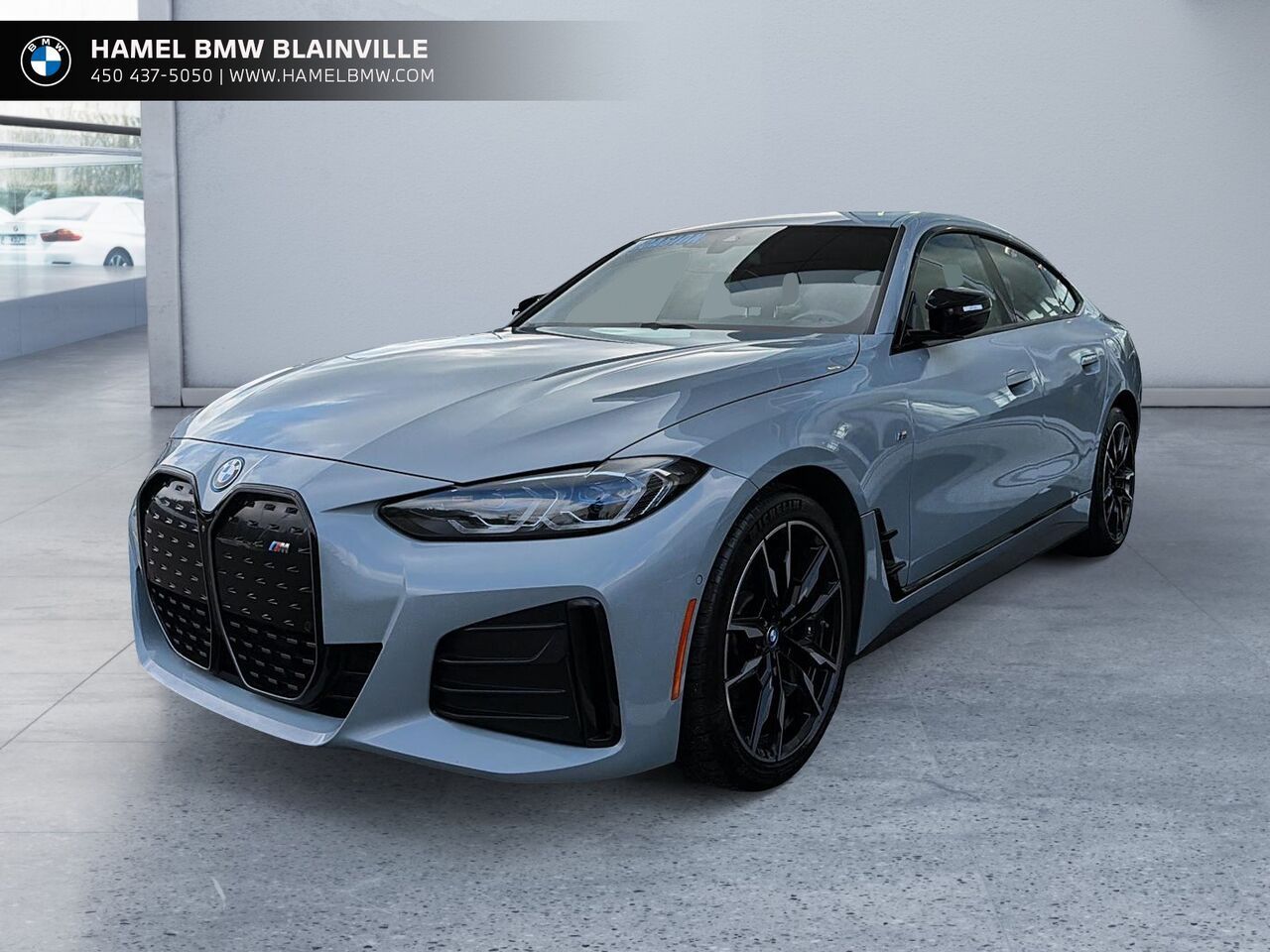 Gray 2022 BMW i4 Sedan All-Wheel Drive Automatic