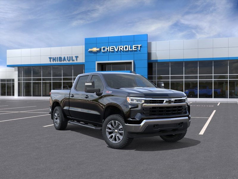2026 CHEVROLET Silverado 1500 LT cabine multiplace 4RM 157 po BLACK