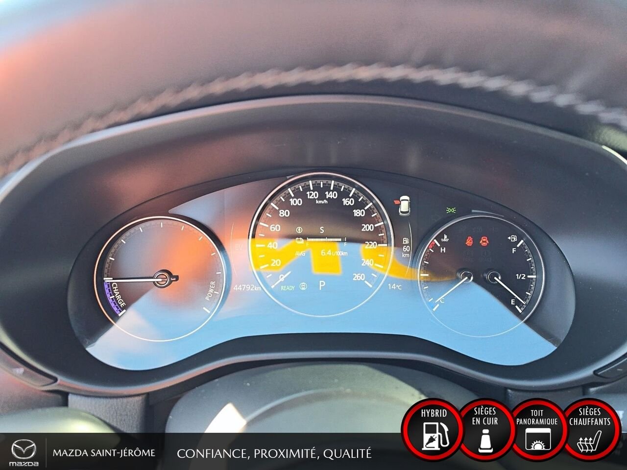 2025 Mazda CX-50 hybride Kuro | 1 PROPRIÉTAIRE | JAMAIS ACCIDENTÉ | TOIT PANORAMIQUE | CUIR | AWD Grey Saint-Jérôme - photo #16