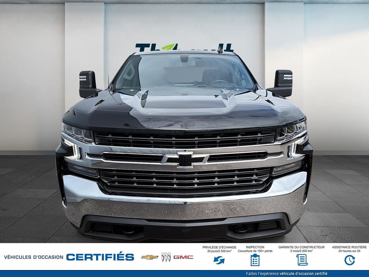 2021 CHEVROLET SILVERADO 1500 LT cabine multiplace 4RM 157 po Black Montmagny - photo #1