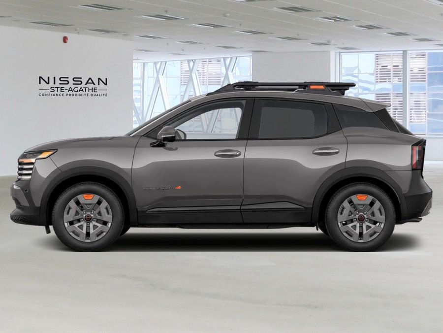 Nissan Kicks ROCK CREEK TI | CUIR | CAMÉRA 360° | VOLANT CHAUFFANT | DÉMARREUR À DISTANCE 2027 Gris poudre métallisé