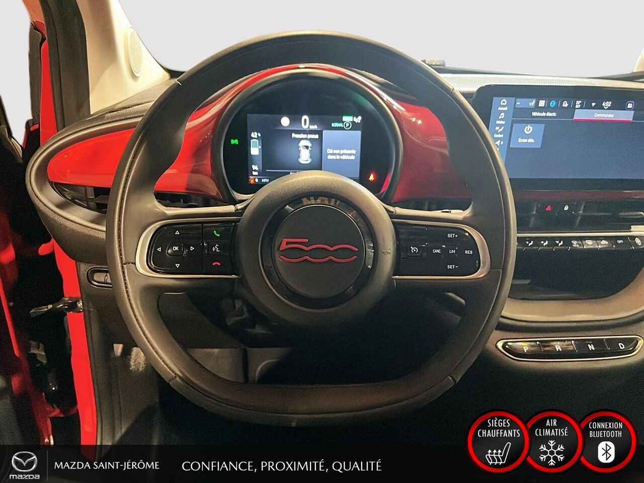 2024 FIAT 500e Édition (RED) | 100 % ÉLECTRIQUE | SEULEMENT 17 026 KM | CARFAX VIERGE Red Saint-Jérôme - photo #13