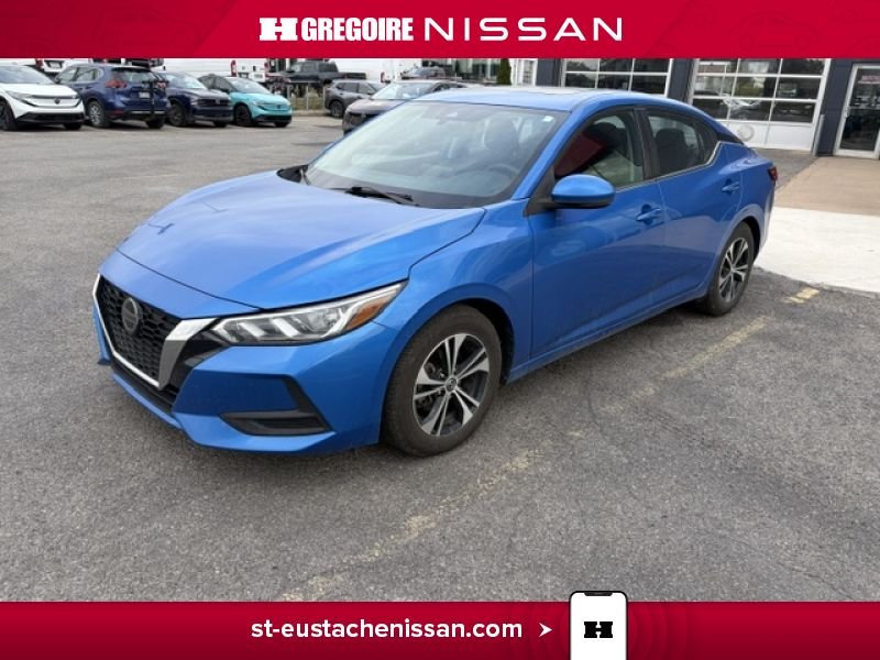 Nissan Sentra SR4808 | SV DEM. A DISTANCE SIEGES CHAUFFANTS APPLE CARPLAY 2021 Bleu Laval - photo #5