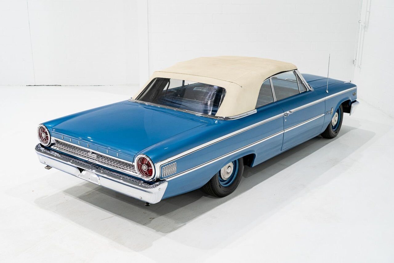 1963 Ford Galaxie 500 *PRIX EN USD* 406 Cu In TriPower 4-Speed Convertible Blue Montreal - photo #35