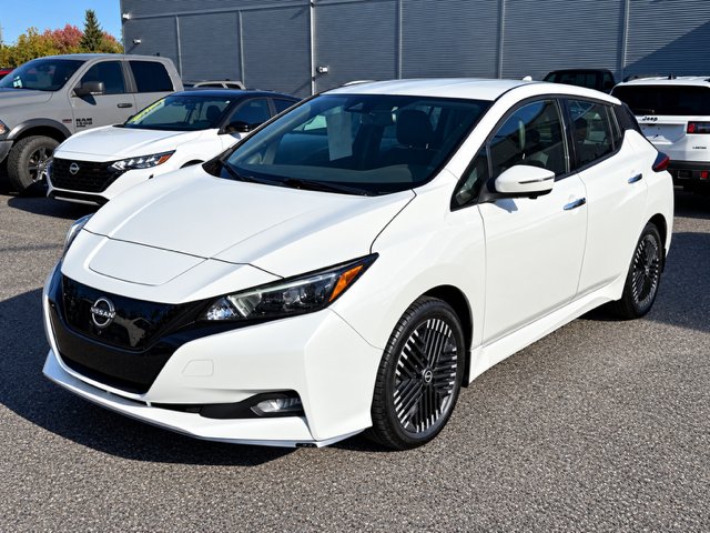 2023 Nissan Leaf SL PLUS, CUIR, SIEGES ET VOLANT CHAUFFANTS, SYSTEME BOSE White