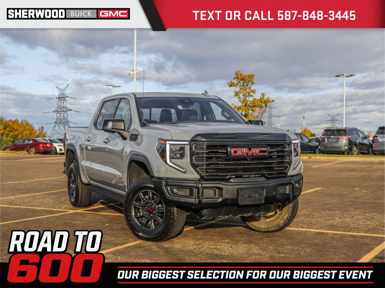 2024 GMC Sierra 1500 4WD Crew Cab 147 AT4X Grey Sherwood Park - photo #0