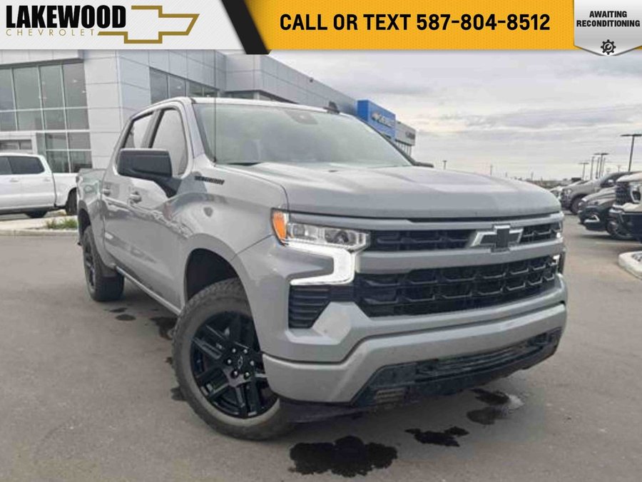 2024 Chevrolet Silverado 1500 RST True North 5.3L | Aftermarket Leather Suede Heated Seats Grey