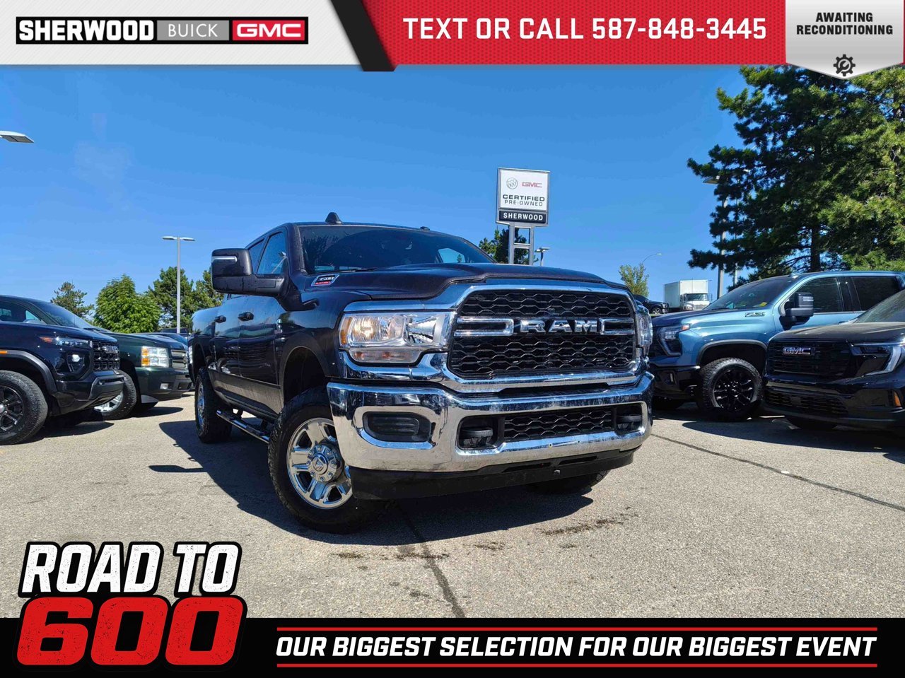 2024 Ram 3500 Tradesman 4x4 Crew Cab 6'4 Box Grey Sherwood Park - photo #0
