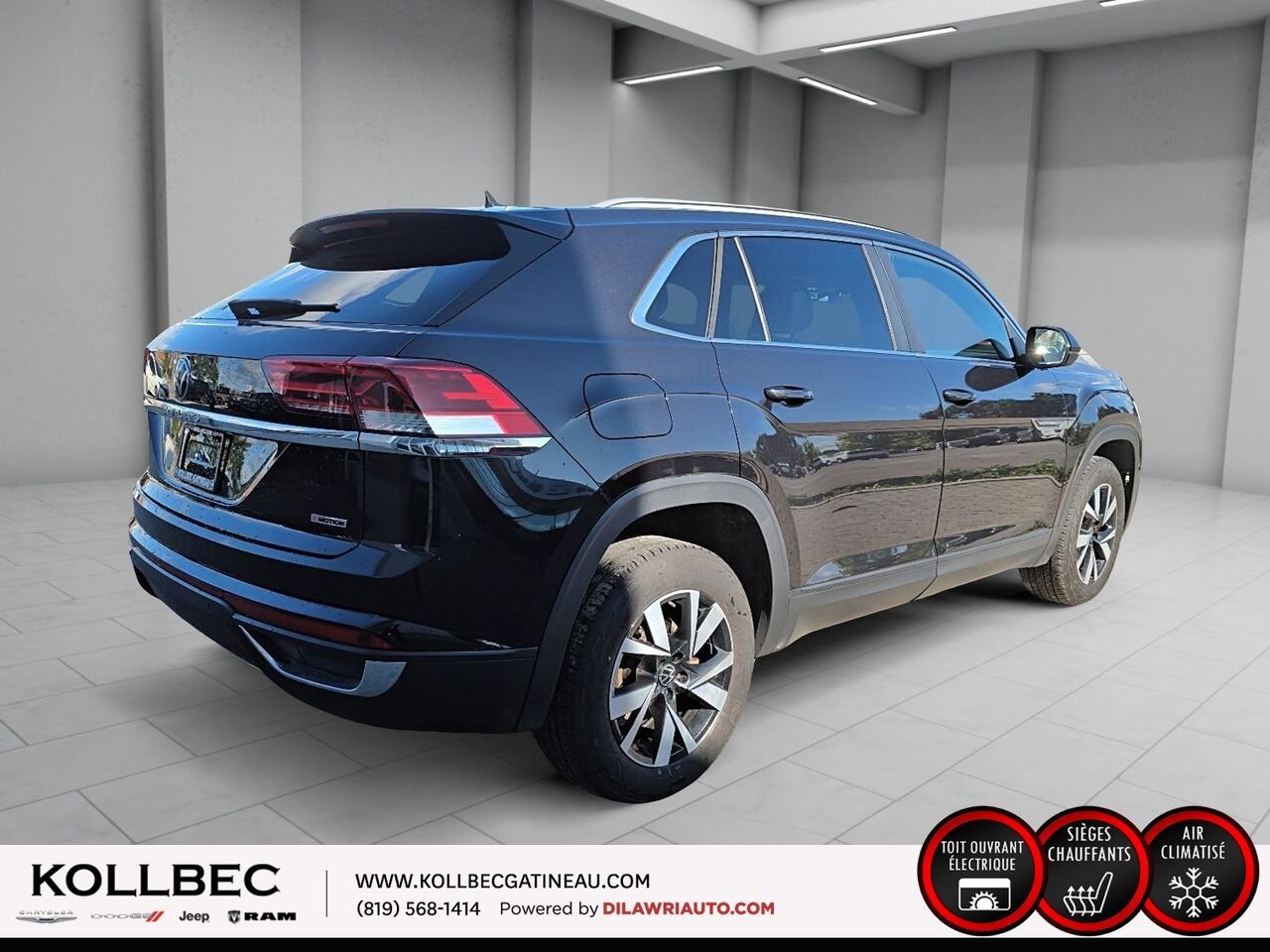 2020 VOLKSWAGEN ATLAS CROSS SPORT Comfortline 4MOTION Black Ottawa & Gatineau - photo #14