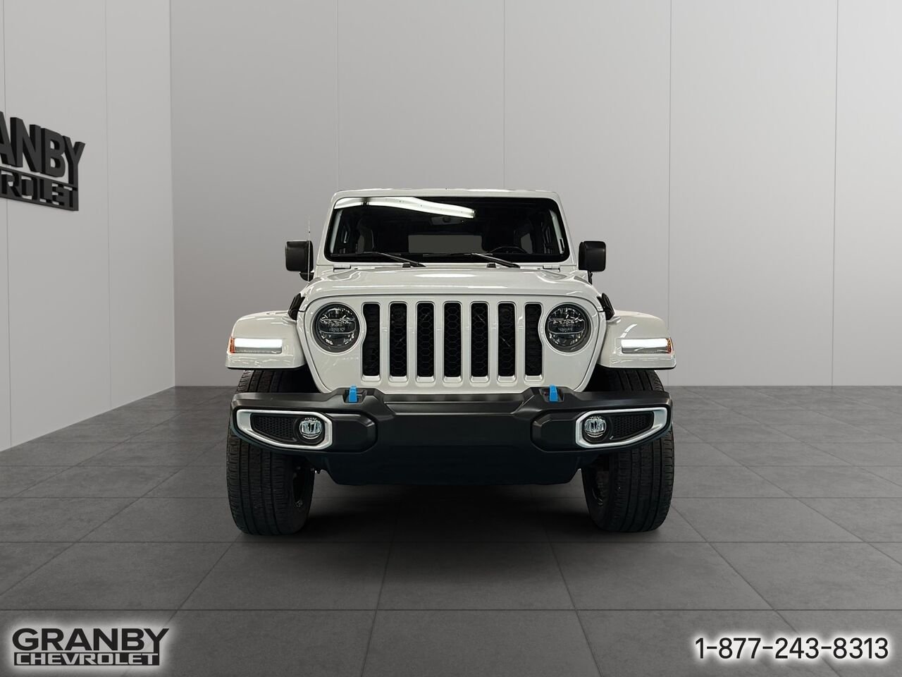 Jeep Wrangler 4xe Unlimited Sahara | 26-0776A 2022 Blanc Granby - photo #1