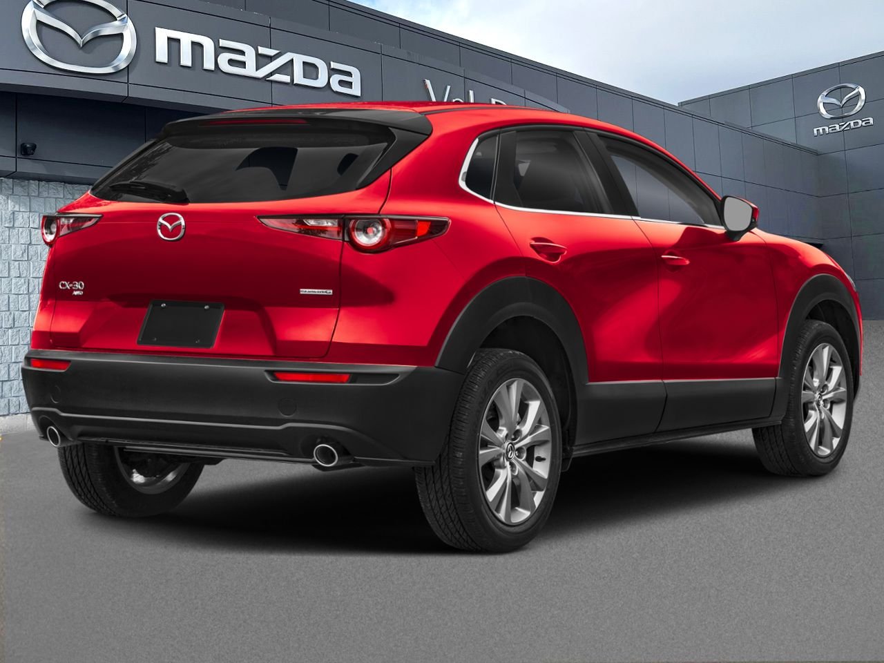 2026 Mazda CX-30 GS TI Soul Red Crystal Metallic Val-David - photo #2