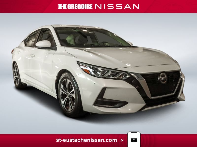 Nissan Sentra SV DEM. A DISTANCE SIEGES CHAUFFANTS APPLE CARPLAY 2021 Blanc
