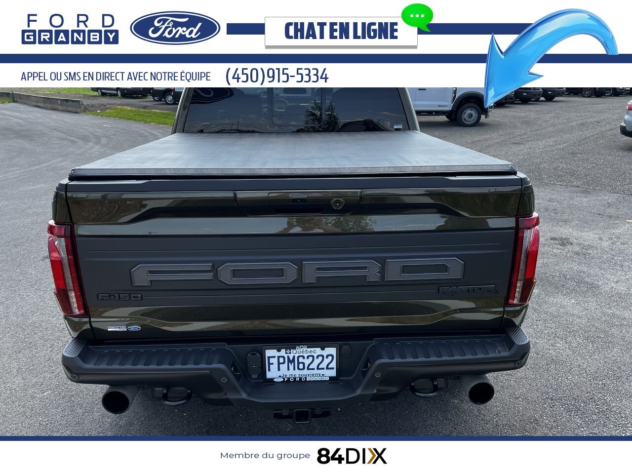 2025 Ford F-150 RAPTOR 37 802A Green Granby - photo #3
