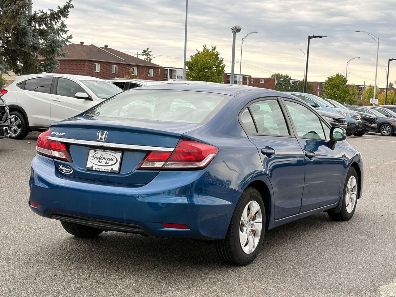 Honda Civic LX 2013 Bleu Gatineau - photo #5