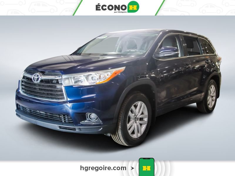 2016 Toyota Highlander Blue Laval - photo #2
