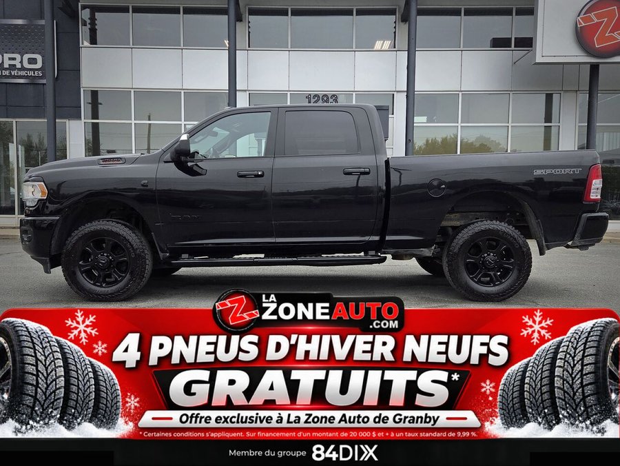 Ram 2500 Turbo Diesel Big Horn Ratio differentiel 3.73 + jamais accidenté 2022 Noir