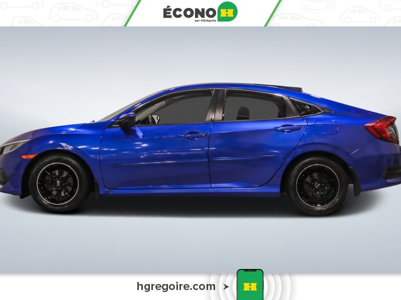 Honda Civic 730517A | LX AUTO GR ÉLEC A/C BLUETOOTH CAMÉRA 2016 Bleu Laval - photo #4