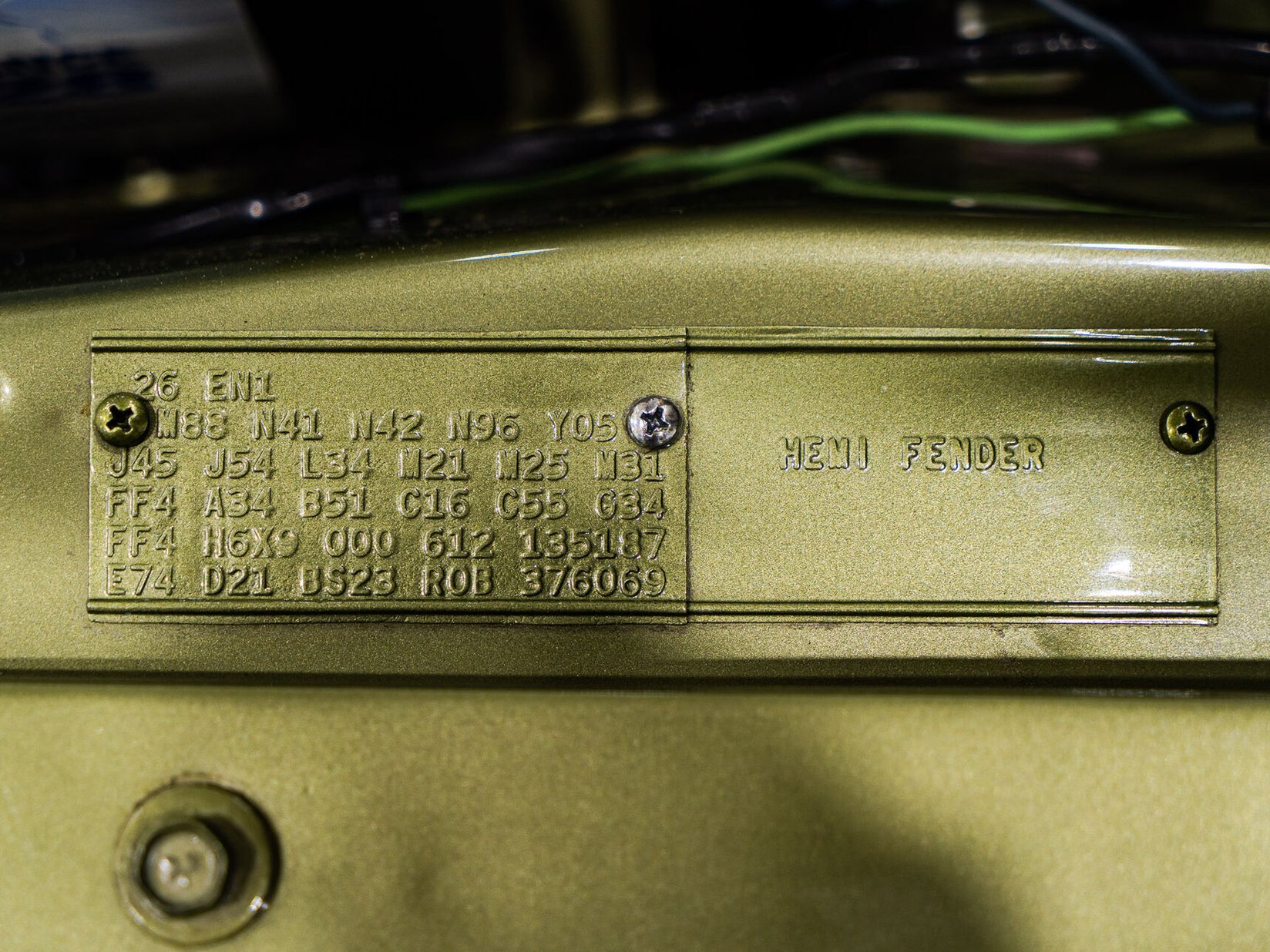 Plymouth HEMI Cuda 1970 Vert Saint-Eustache - photo #56