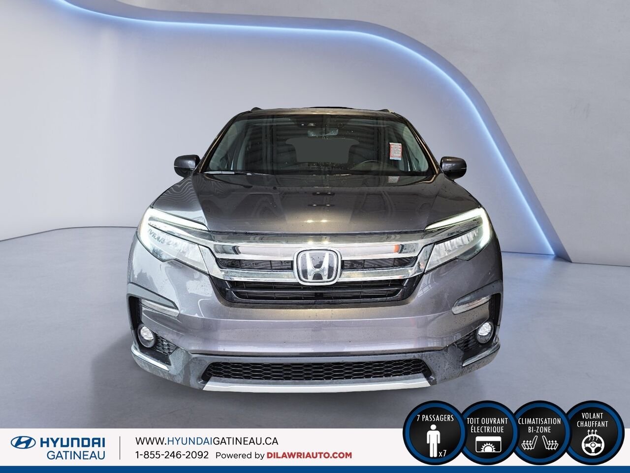 2021 Honda Pilot Touring 7 places TI*** cuir , navigation , bas millage *** Ottawa & Gatineau - photo #1