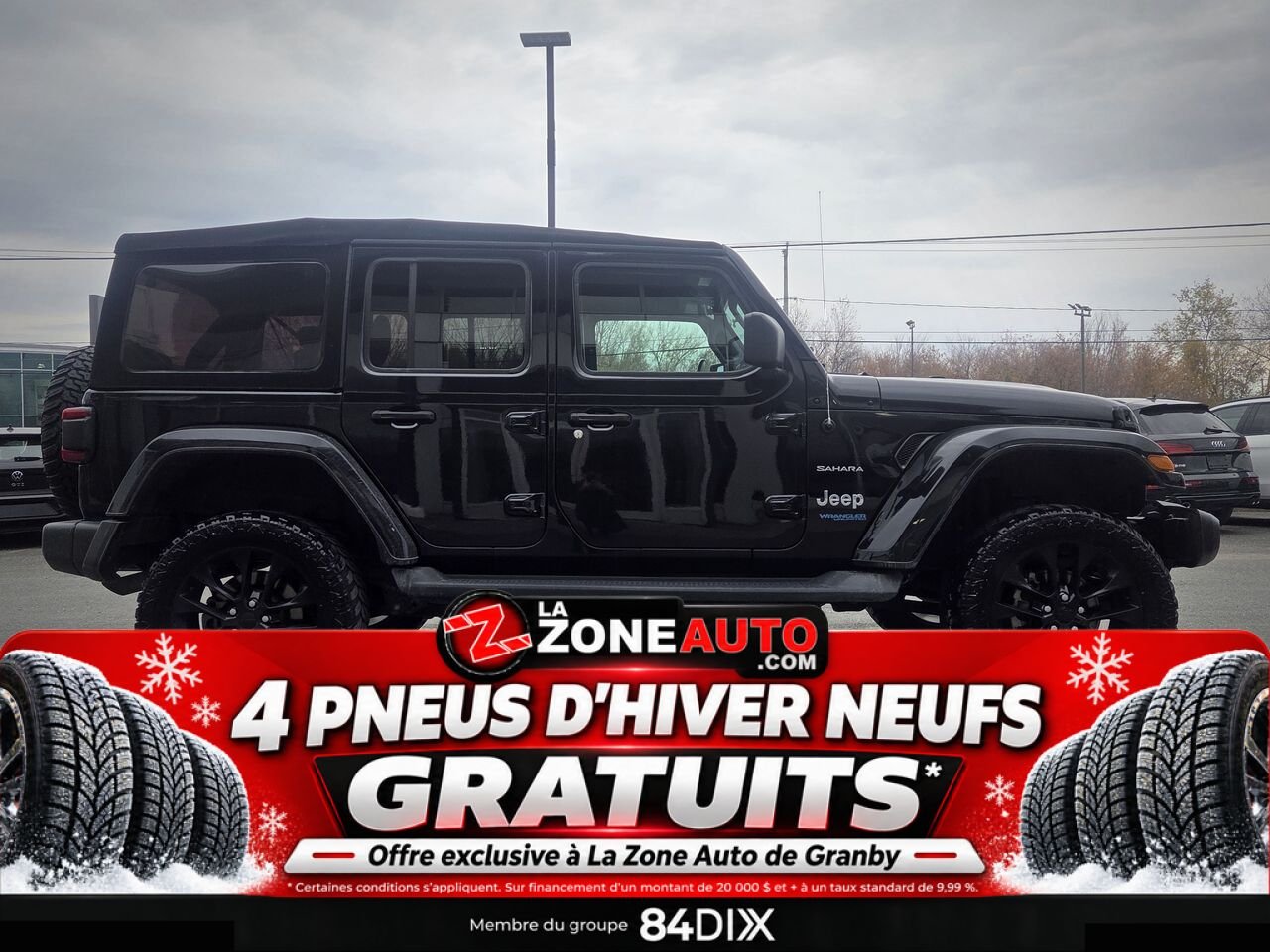 Jeep Wrangler 4xe 2021 Noir Granby - photo #7