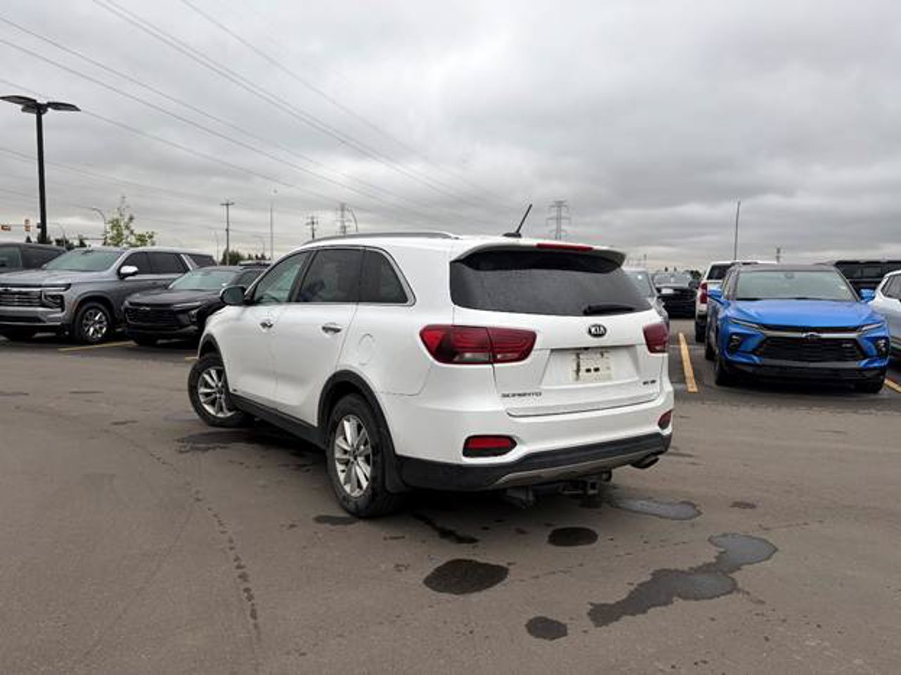 2019 Kia Sorento EX 2.4 AWD White Sherwood Park - photo #3