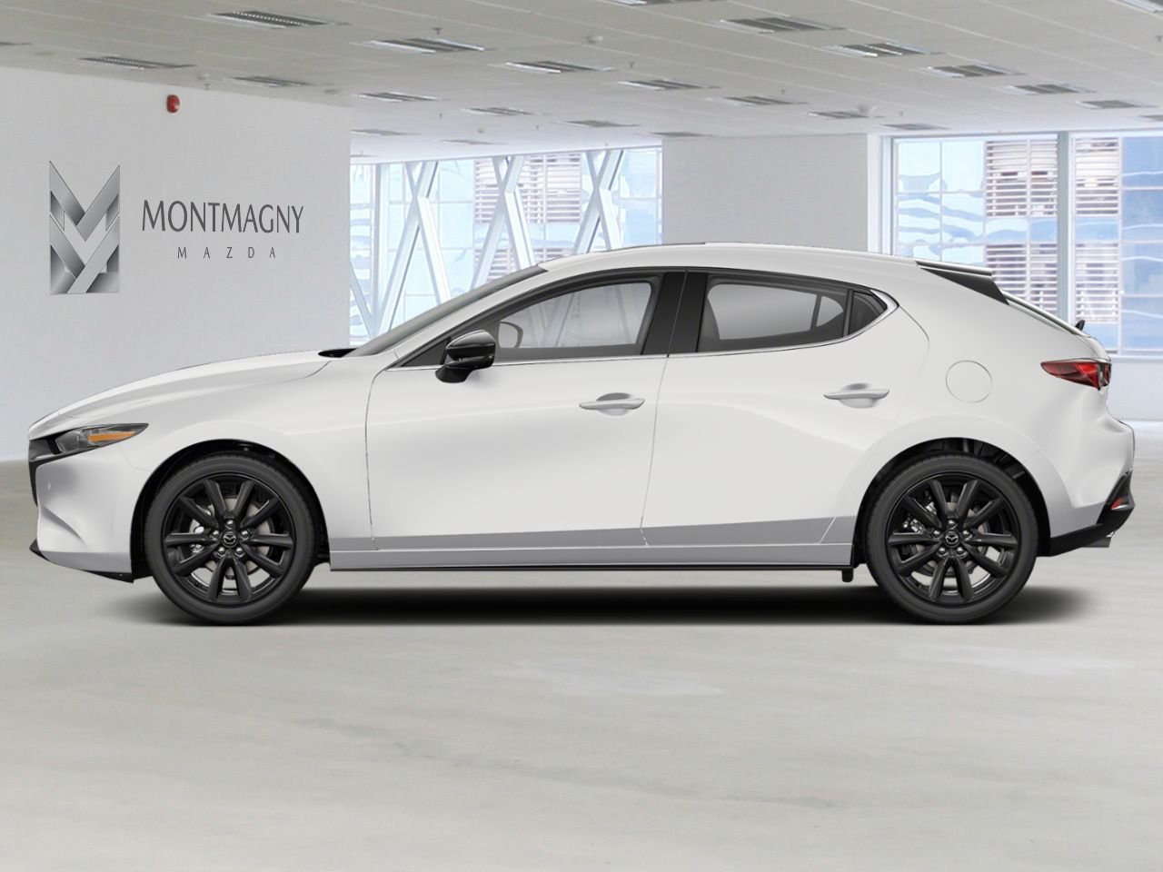 MAZDA Mazda3 Sport GT avec moteur turbo BA TI i-ACTIV 2026 Blanc neige nacré Montmagny - photo #1