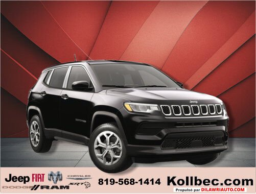 2025 Jeep Compass 251340 | Sport 4x4 Diamond Black Crystal Pearl Gatineau - photo #4