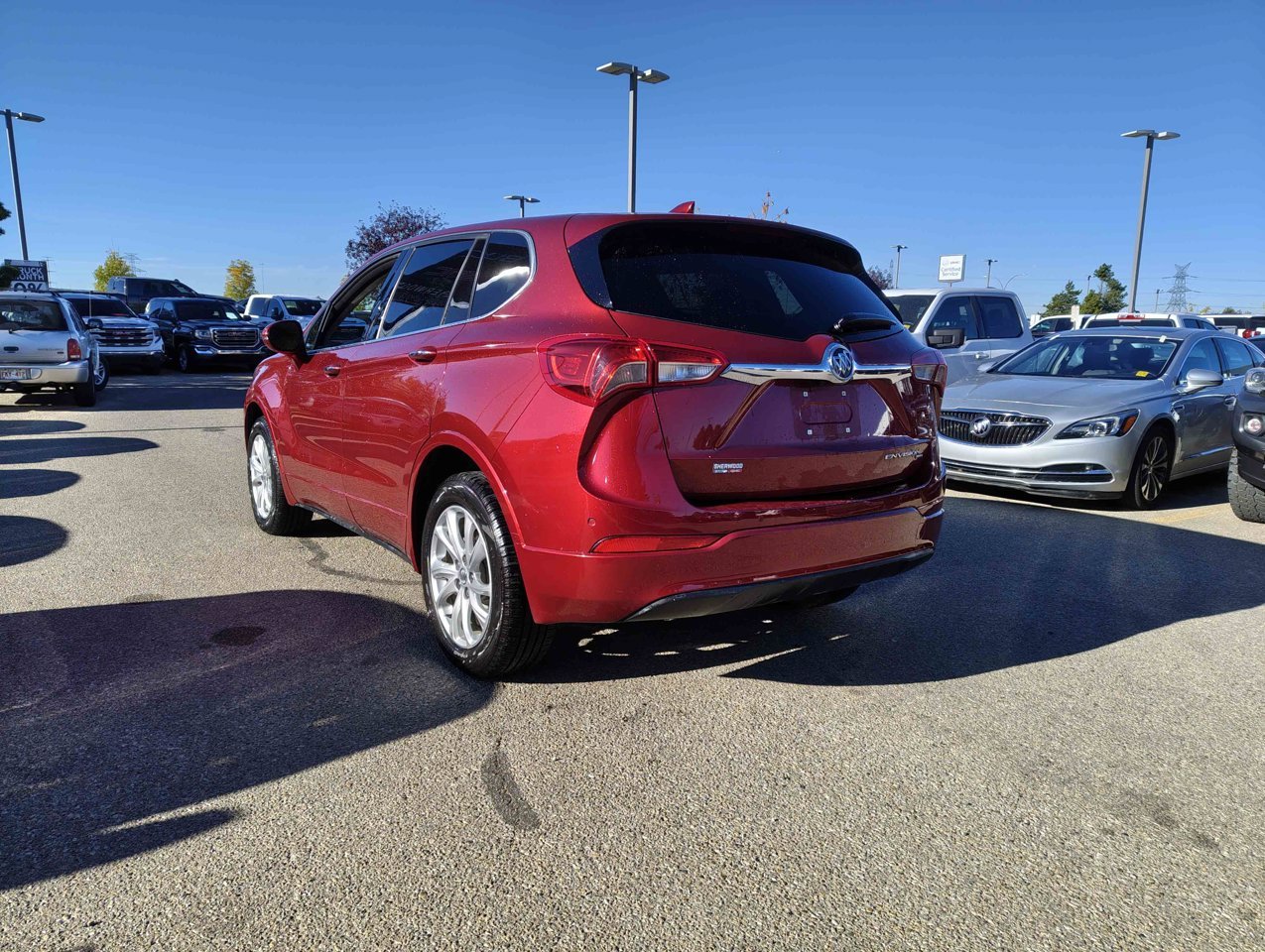 2019 Buick Envision AWD 4dr Preferred Red Sherwood Park - photo #4