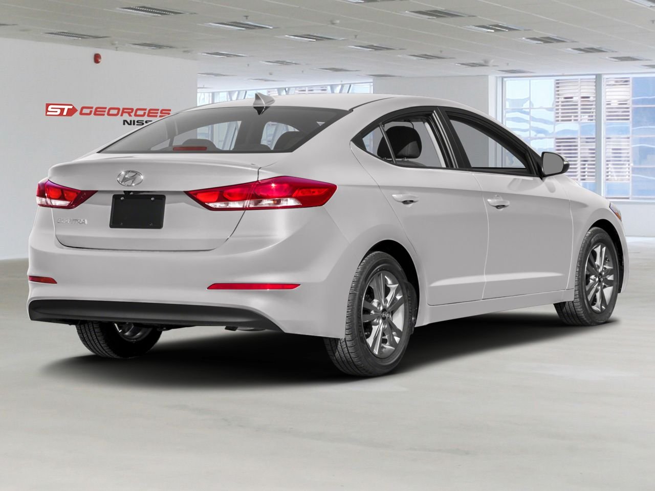 Hyundai Elantra 2017 Blanc Saint-Georges - photo #2