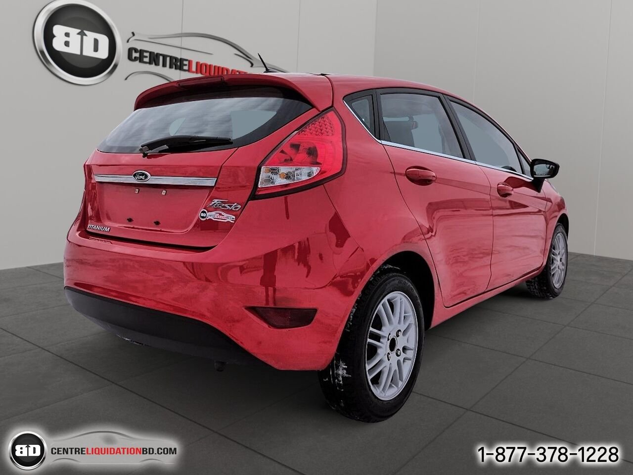 Ford Fiesta TITANIUM AUTOMATIQUE SIEGES CHAUFFANTS (BAS KM) | BD0131 2013 Rouge Granby - photo #5