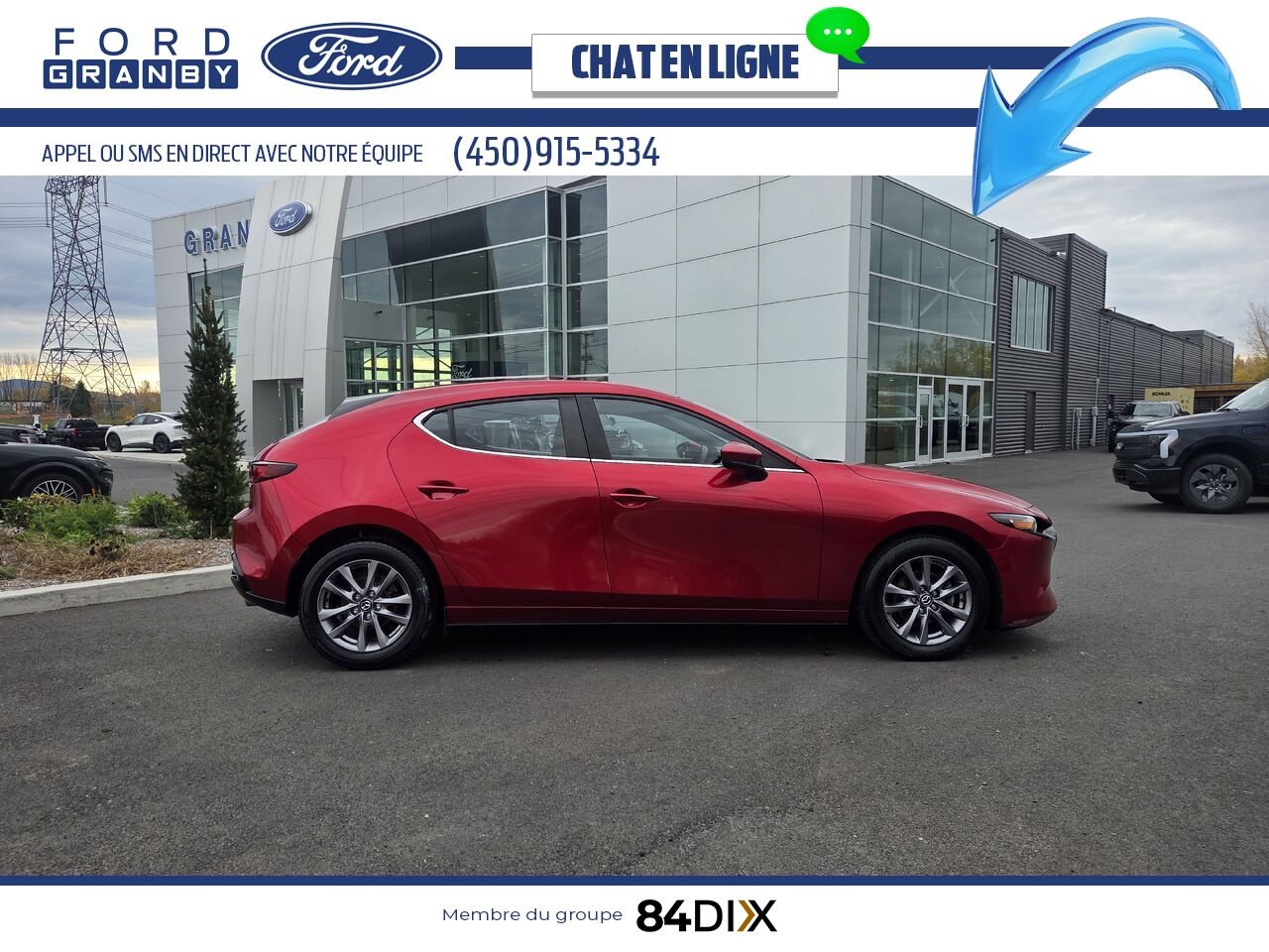 Mazda Mazda3 Sport 2020 Rouge Granby - photo #7