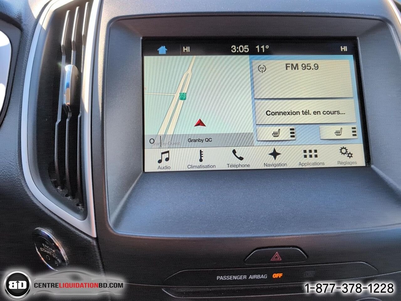 Ford Edge SEL AWD | BD0434 2017 Blanc Granby - photo #19