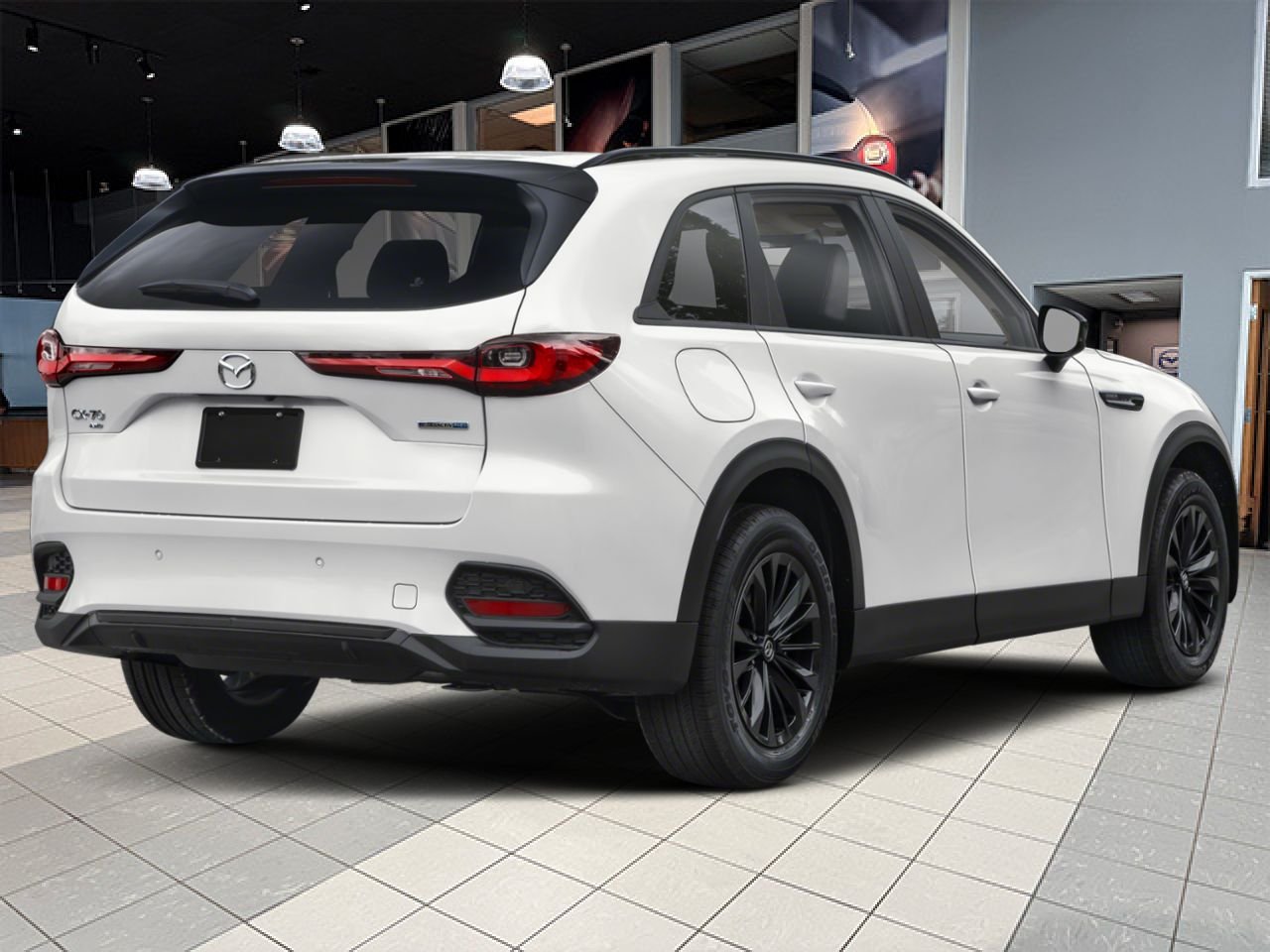 2026 MAZDA CX-70 PHEV Rhodium White Metallic Notre-Dame-des-Prairies - photo #2