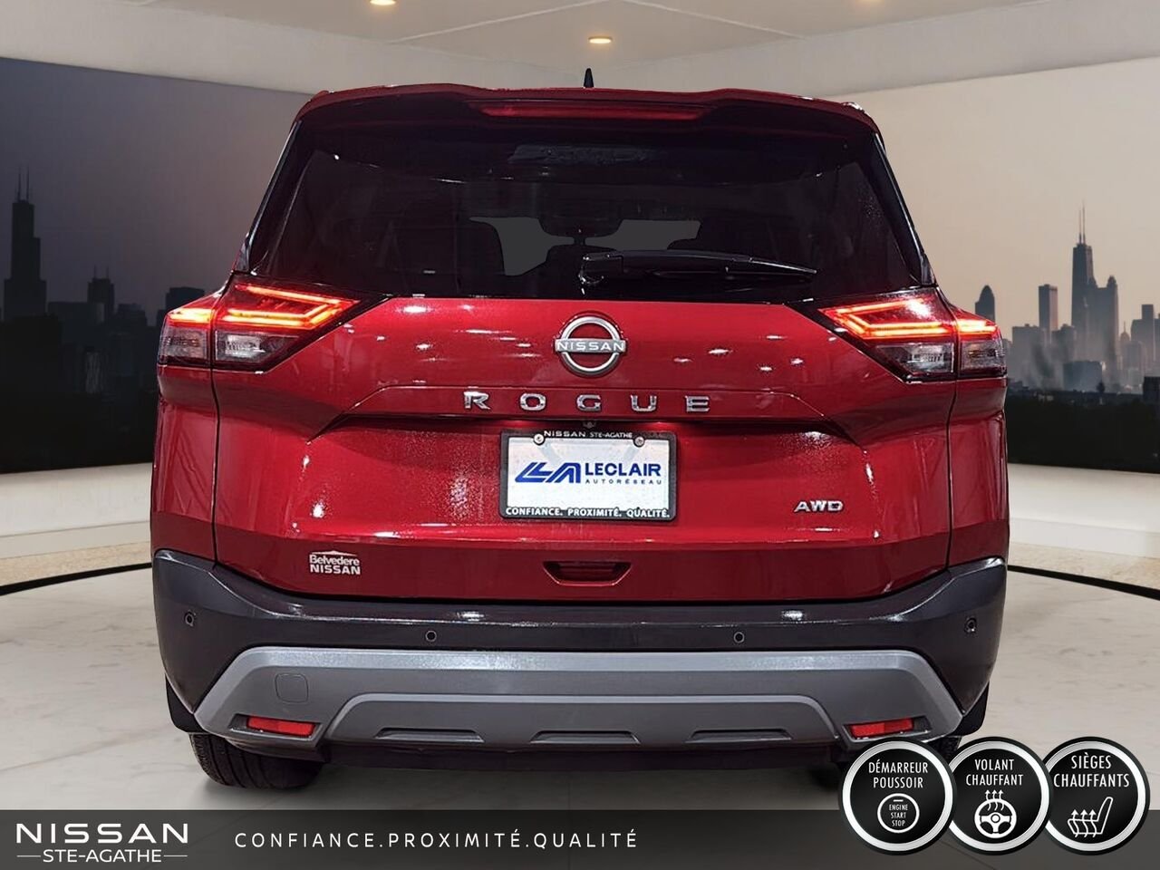 2022 Nissan Rogue S TI Red Saint-Jérôme - photo #3