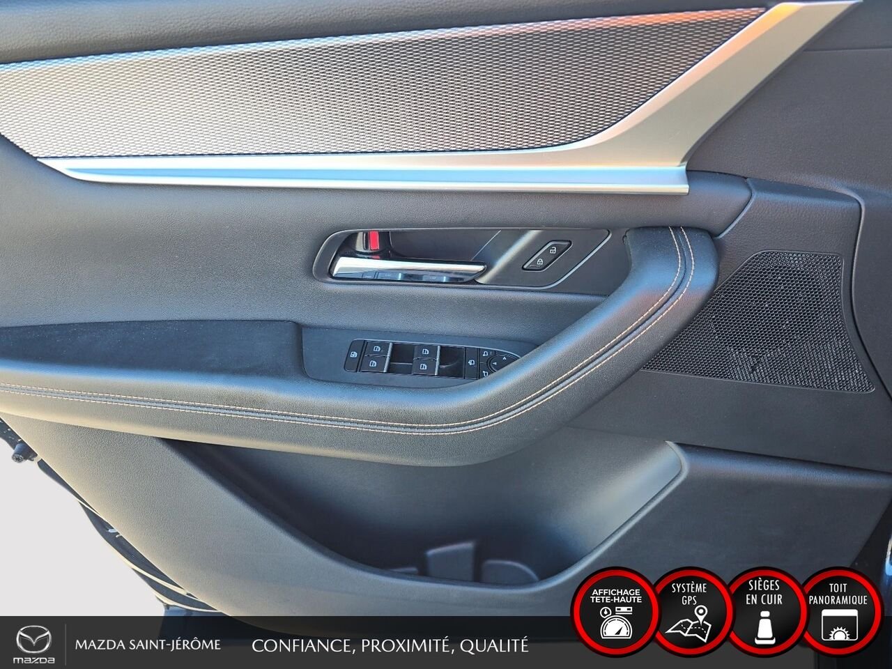 Mazda CX-90 hybride rechargeable GT | TOIT OUVRANT | CUIR | AWD | 2024 Bleu Saint-Jérôme - photo #11