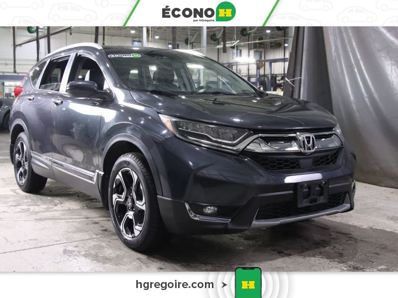 Honda CRV TOURING CUIR TOIT CAMÉRA A/C GR ELECT MAGS 2019 Gris