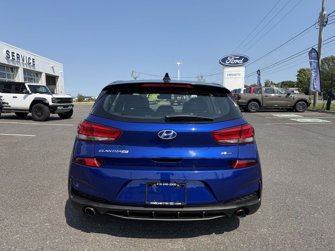 2019 HYUNDAI ELANTRA Blue Montmagny - photo #2