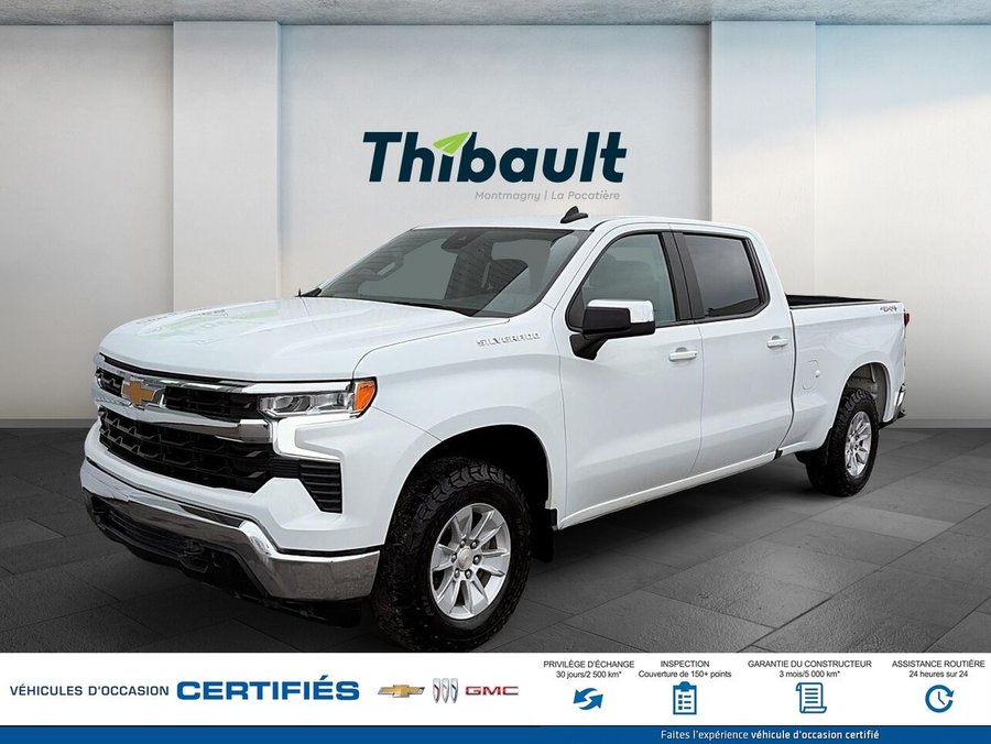 2025 Chevrolet Silverado 1500 LT cabine multiplace 4RM 157 po White