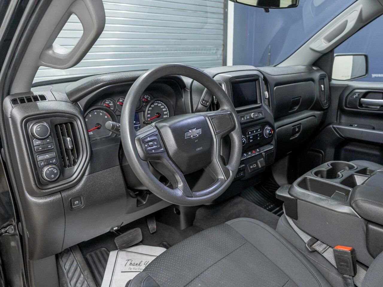 Chevrolet Silverado 1500 CUSTOM TRAIL BOSS CREW 4X4 V8 *CARPLAY* WIFI USB 2021 Noir Saint-Jérôme - photo #1