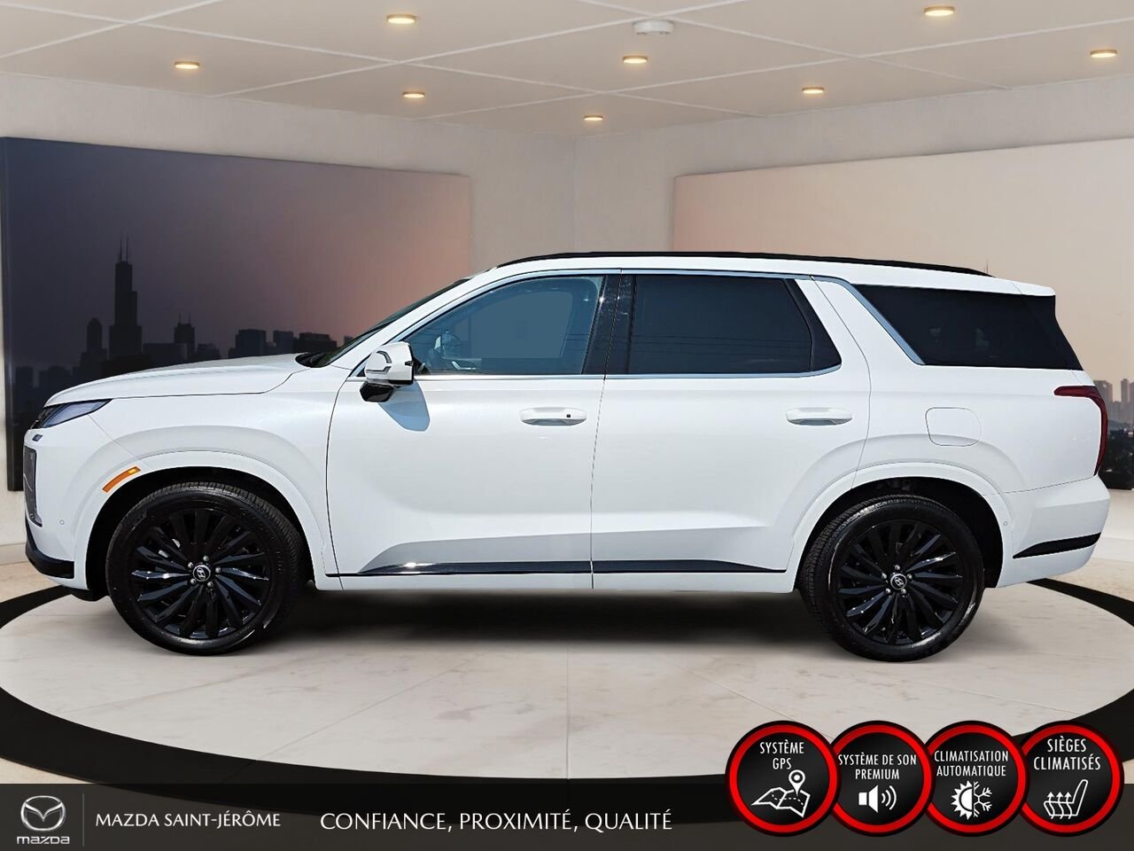 Hyundai Palisade ULTIMATE CALLIGRAPHY NUIT | 7 PLACES | TOIT PANO | AWD | 2025 Blanc Saint-Jérôme - photo #9