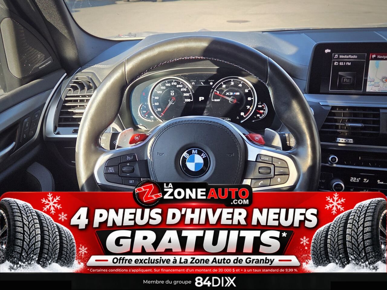 BMW X3 M COMPETITION 2020 Blanc Granby - photo #14