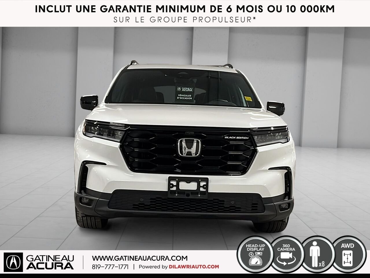 Honda Pilot Black Edition AWD 2024 Blanc Ottawa & Gatineau - photo #11