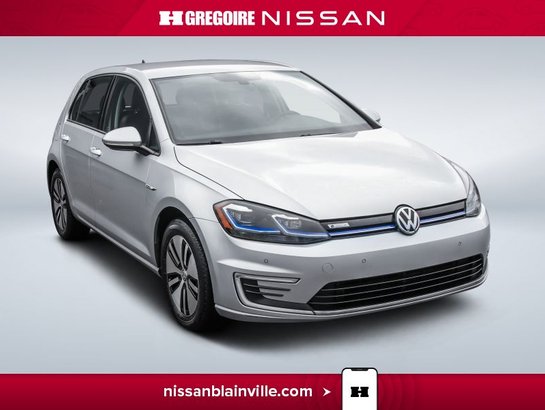2019 Volkswagen e-Golf Comfortline 100% ELECTRIQUE CUIR SIEGE CHAUFFANT Silver