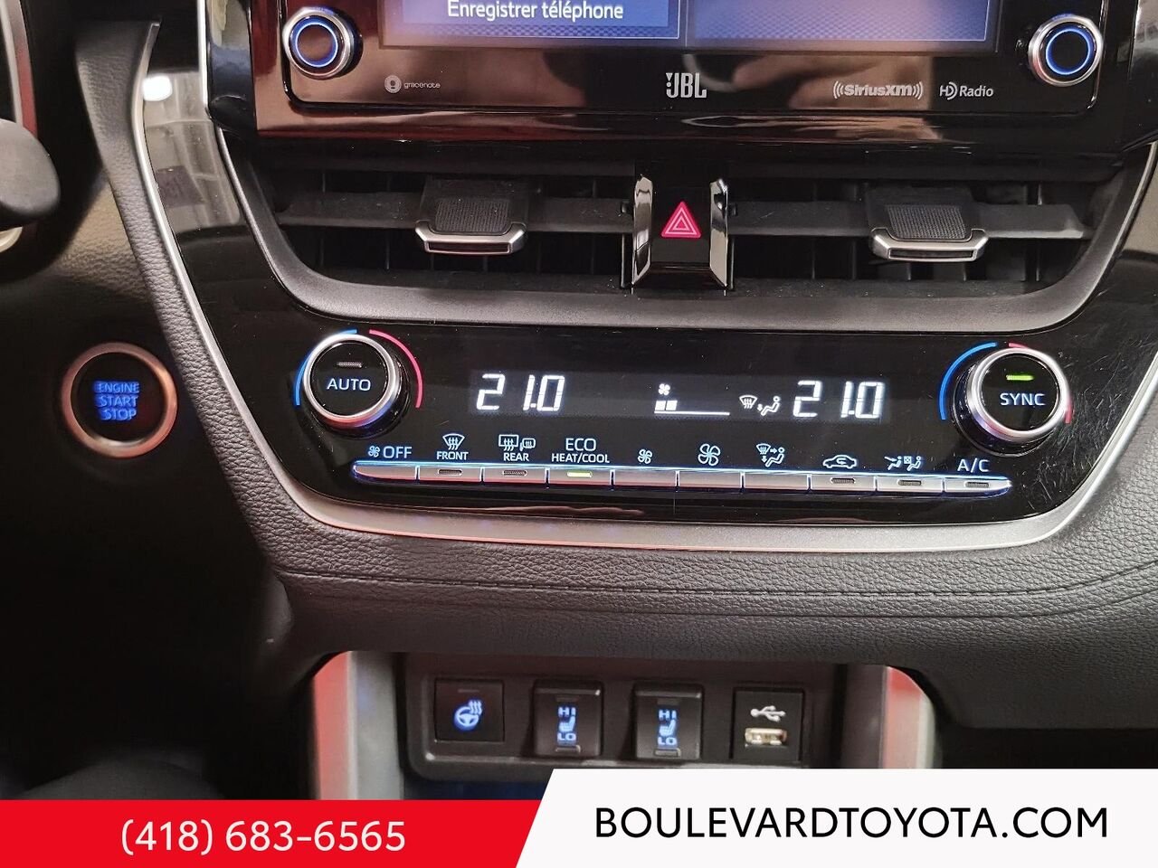 2022 Toyota COROLLA CROSS 100589B-50 | XLE, AWD Silver Québec - photo #14